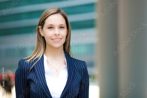 Photo: Businesswoman outdoor Businesswoman outdoor