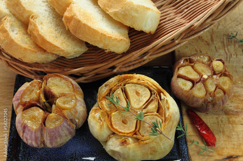 Photo: Roasted garlic. Roasted garlic.