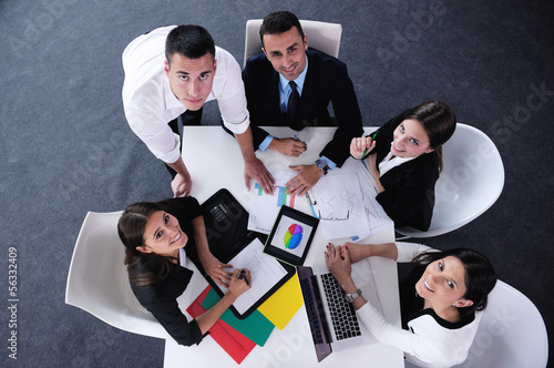 Photo: business people in a meeting at office business people in a meeting at office