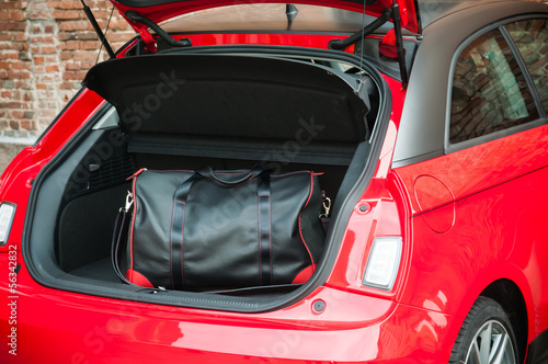 Photo: Bag in city car Bag in city car
