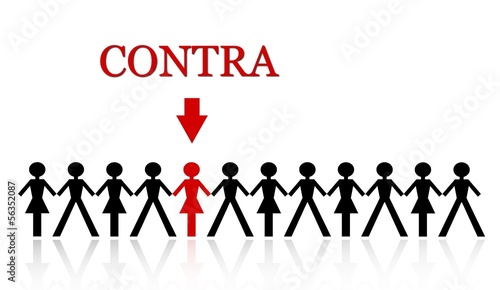 Illustration: one person is selected one person is selected