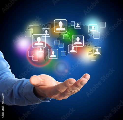 Photo: global networking global networking