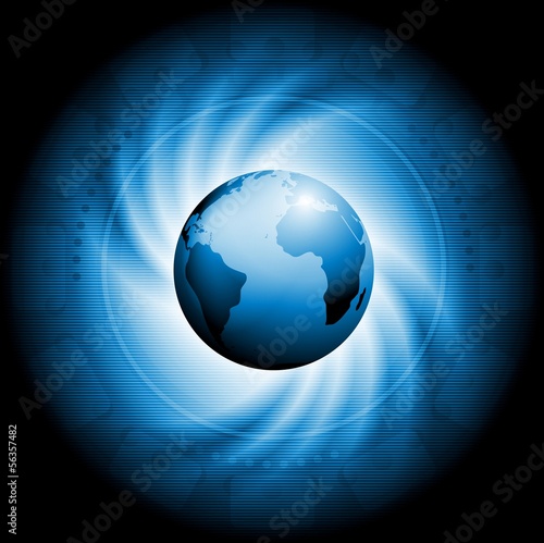 Vector: Concept technology swirl design Concept technology swirl design