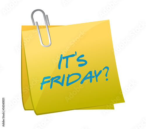 Illustration: Its friday question. illustration design Its friday question. illustration design