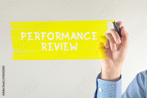 Photo: Performance review Performance review
