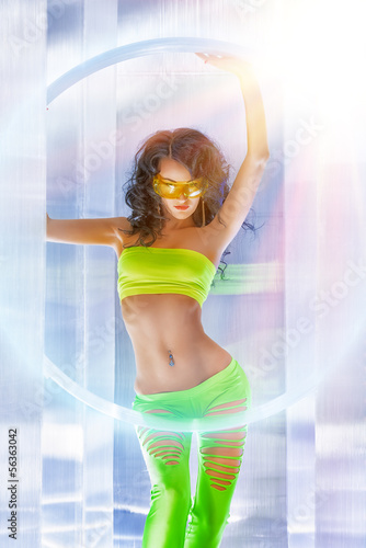 Photo: fluorescent fluorescent
