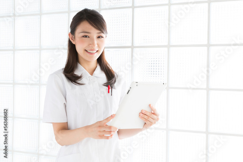 Photo: 笑顔のナース タブレット 笑顔のナース タブレット