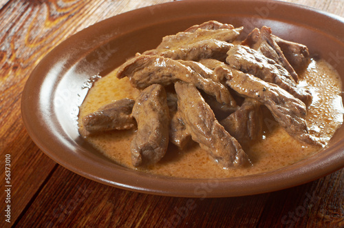 Photo: Beef Stroganoff closeup Beef Stroganoff closeup