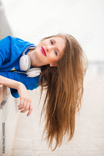 Photo: Girl with long hair Girl with long hair