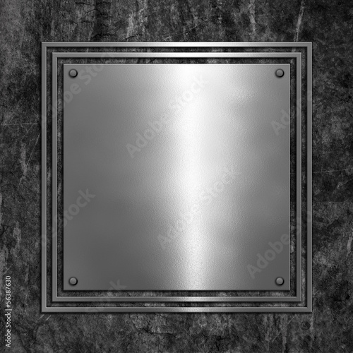 Illustration: grunge metal background grunge metal background