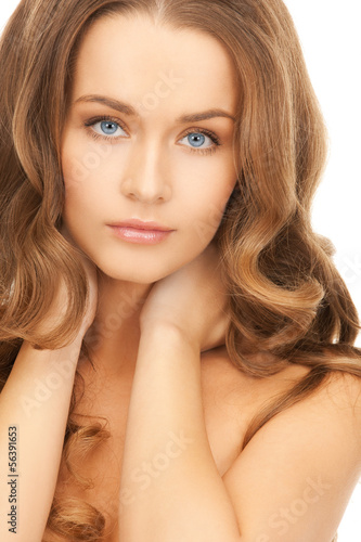 Photo: beautiful woman with long hair beautiful woman with long hair