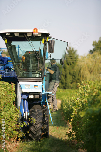 Photo: Vineyard tractor Vineyard tractor