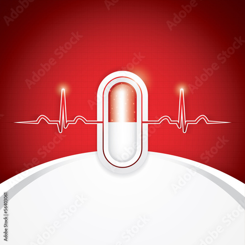 Vector: Anti drug medical background Anti drug medical background