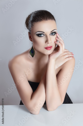 Photo: Young woman portrait Young woman portrait