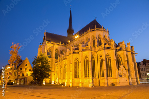 Photo: Leuven - Peters gothic cathedral from south-eas Leuven - Peters gothic cathedral from south-eas