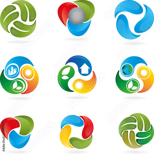 Vector: Logo, Tropfen, 3D, Bewegung Logo, Tropfen, 3D, Bewegung