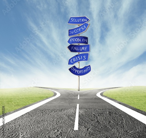 Photo: Choose the correct way Choose the correct way