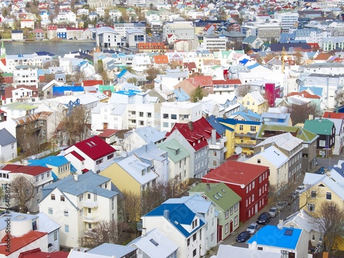 Instant Collection: Reykjavik viewed from the sky Reykjavik viewed from the sky
