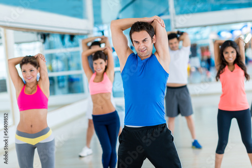 Photo: People at the gym People at the gym