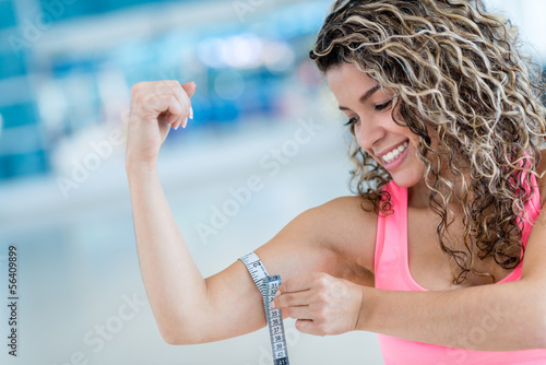 Photo: Strong woman at the gym Strong woman at the gym