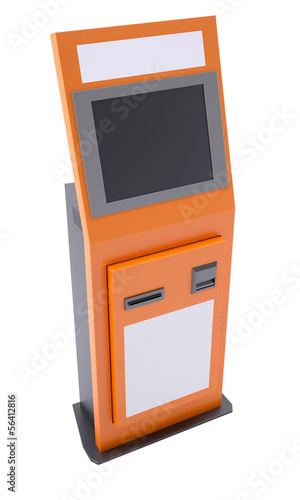 Illustration: Information terminal with touch screen Information terminal with touch screen