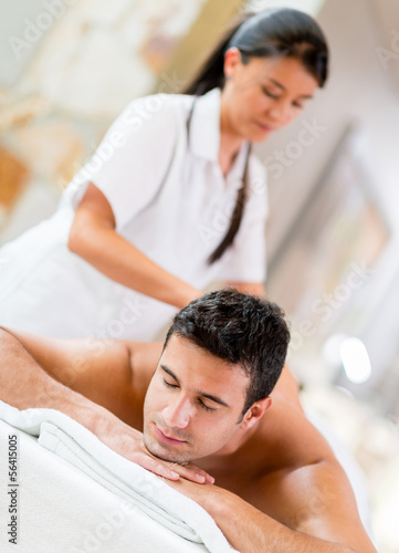 Photo: Man at the spa Man at the spa