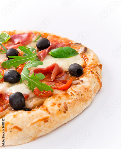 Photo: Delicious italian pizza Delicious italian pizza
