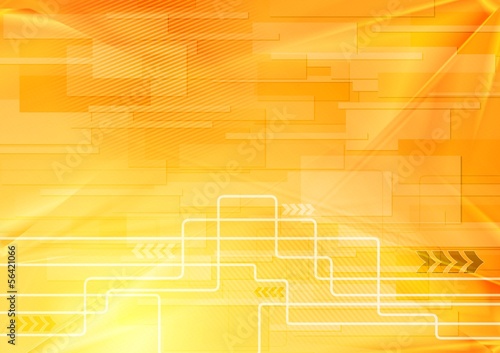Vector: Colourful hi-tech vector illustration Colourful hi-tech vector illustration