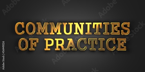 Illustration: Communities of Practice. Educational Concept. Communities of Practice. Educational Concept.