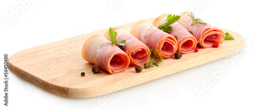 Photo: tasty bacon with spices tasty bacon with spices
