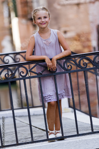 Photo: Portrait of lovely girl in old town - Venice, Italy Portrait of lovely girl in old town - Venice, Italy
