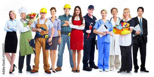 Photo: Business people group. Business people group.