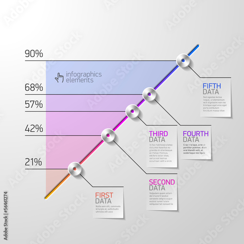 Vector: Business diagram infographics element Business diagram infographics element