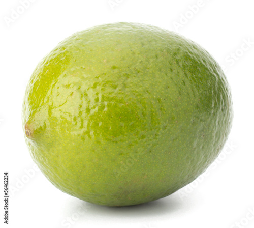Photo: Fresh lime fruit Isolated on white background Fresh lime fruit Isolated on white background
