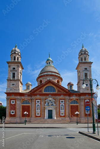 Photo: Church of Santa Maria Assunta (XVI c.). Carignano, Genoa, Italy Church of Santa Maria Assunta (XVI c.). Carignano, Genoa, Italy
