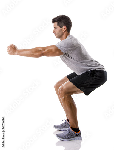 Photo: Man doing exercises Man doing exercises