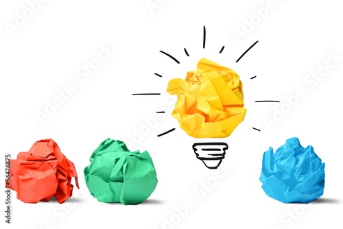 Photo: Idea and innovation concept Idea and innovation concept