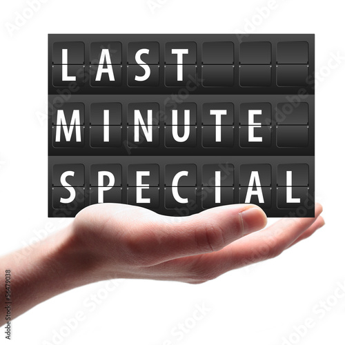 Illustration: Last Minute Special Last Minute Special