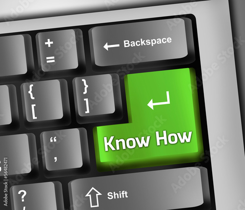 Illustration: Keyboard Illustration "Know How" Keyboard Illustration "Know How"