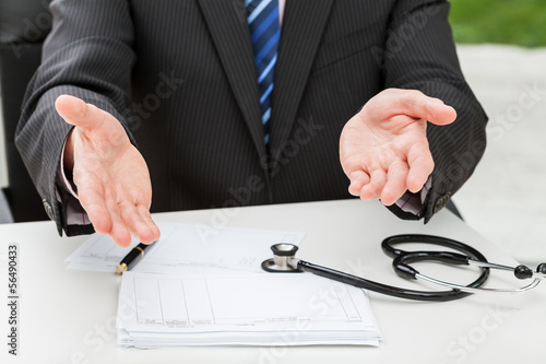 Photo: Doctor waiting for a patient Doctor waiting for a patient