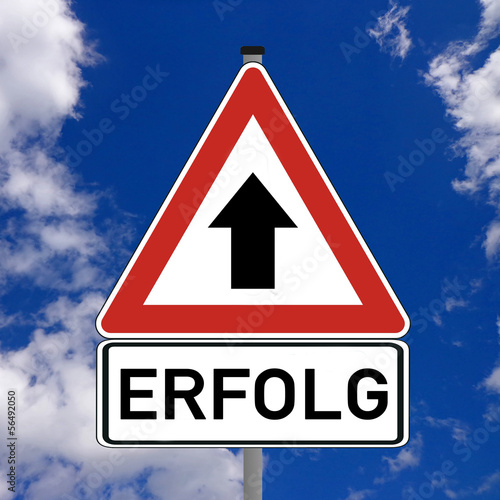 Photo: Schild Erfolg Pfeil #130411-01 Schild Erfolg Pfeil #130411-01