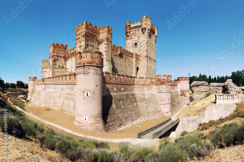 Photo: Castle of La Mota (Panorama), Spain Castle of La Mota (Panorama), Spain