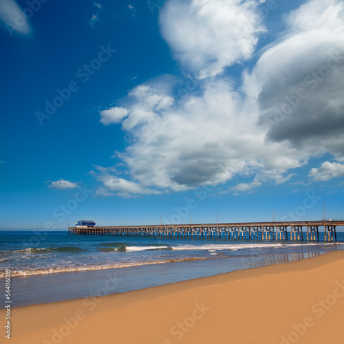Photo: Newport pier beach in California USA Newport pier beach in California USA