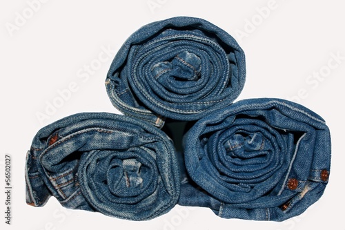 Photo: Roll blue jeans Roll blue jeans