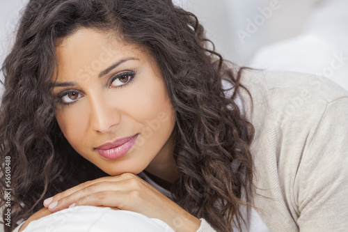 Photo: Beautiful Happy Hispanic Woman Smiling Beautiful Happy Hispanic Woman Smiling