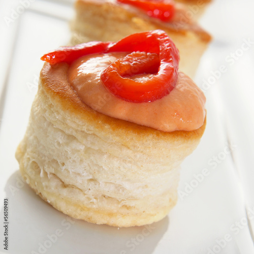 Photo: volauvents served as appetizer volauvents served as appetizer