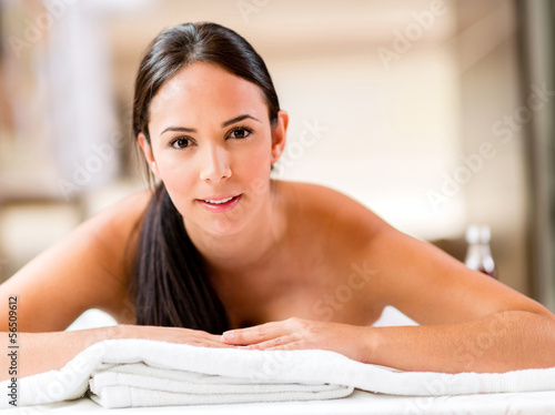 Photo: Beautiful woman at the spa Beautiful woman at the spa