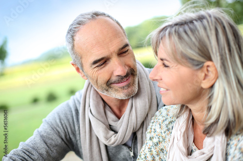 Photo: Portrait of loving senior couple Portrait of loving senior couple