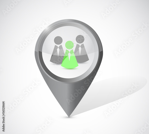 Illustration: ideal candidate locator illustration design ideal candidate locator illustration design