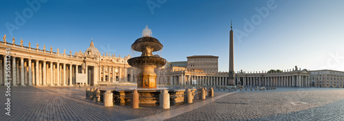Photo: St Peter's Square, Piazza San Pietro, Vatican City, Rome St Peter's Square, Piazza San Pietro, Vatican City, Rome